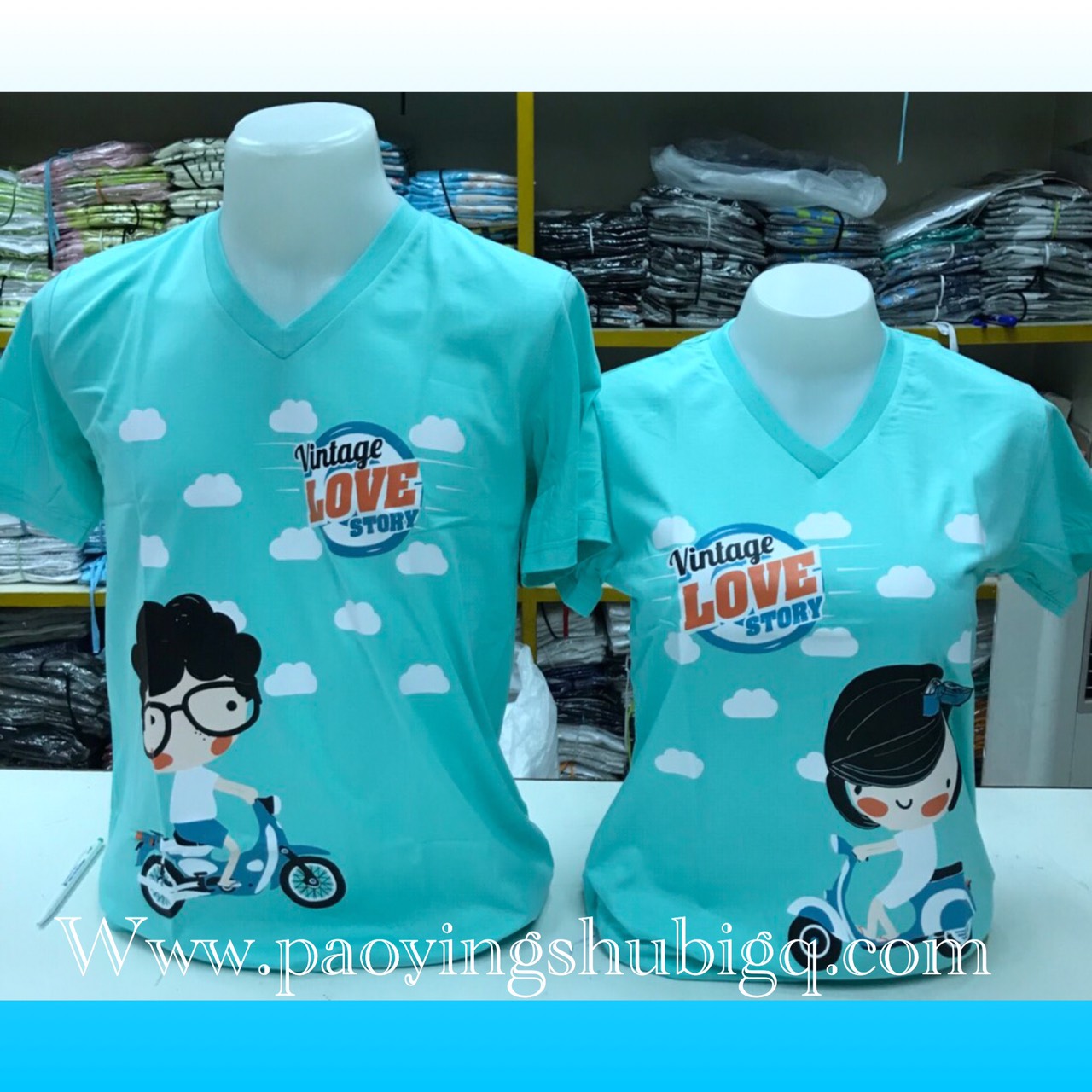 New เสื้อคู่รัก เวสป้า