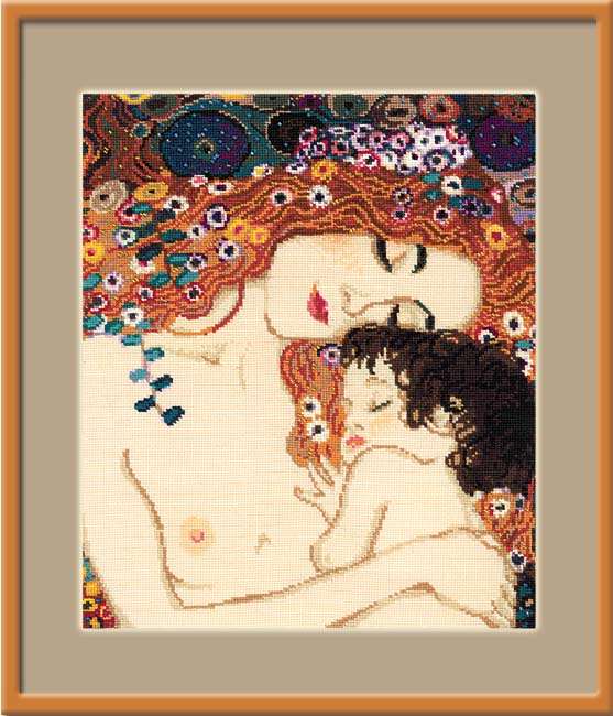 Riolis ชุดปักครอสติช Motherly Love after G. Klimt's Painting