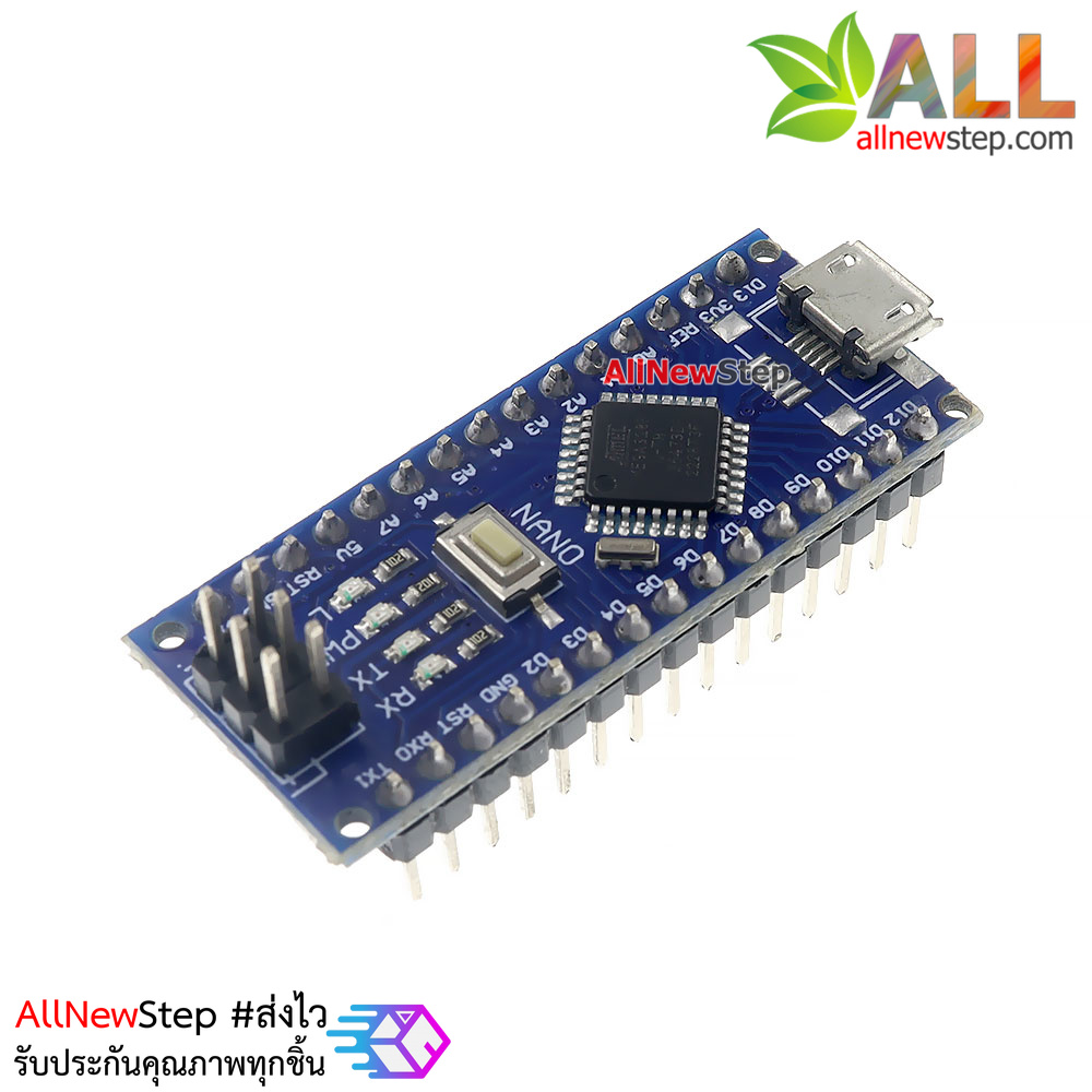 Nano 3.0 Micro USB Atmega328 รุ่นใหม่ CH340 Arduino Compatible หัวต่อแบบ micro usb