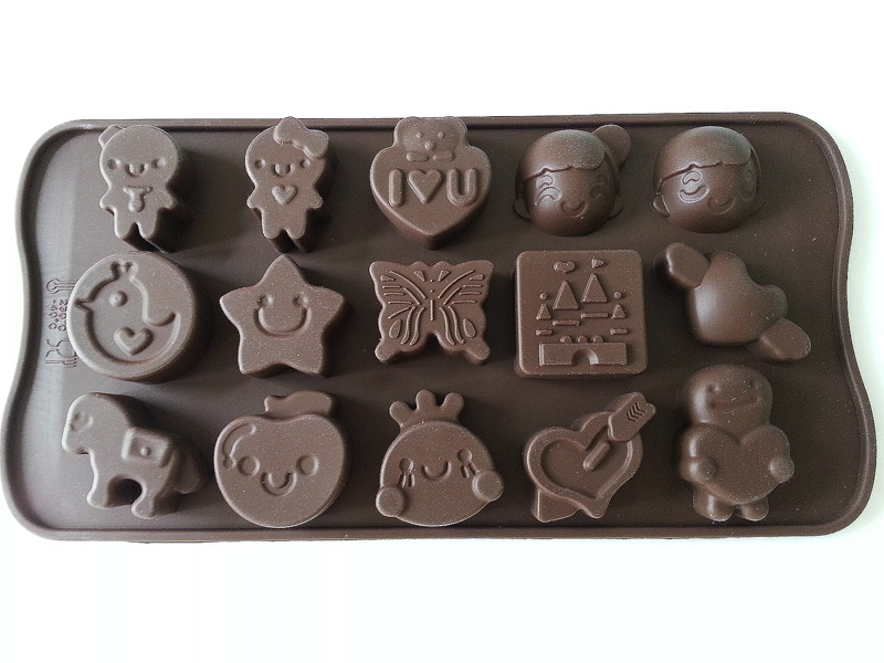 พิมพ์ซิลิโคนช็อกโกแล็ตลายการ์ตูน แบบที่ 1