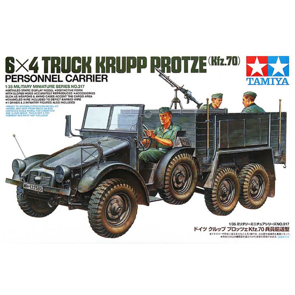1/35 6x4 Truck (Kfz.70) Krupp Protze Personnel Carrier