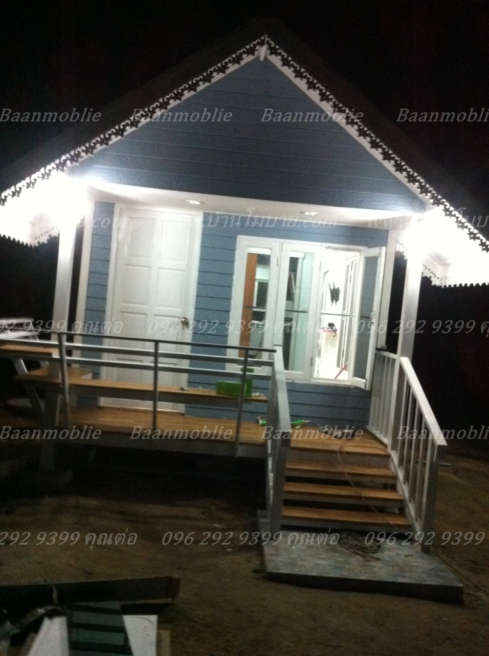 บ้านโมบายขนาด 3*6 เมตรระเบียง 1*3 เมตร (1 ห้องนอน 1 ห้องน้ำ)