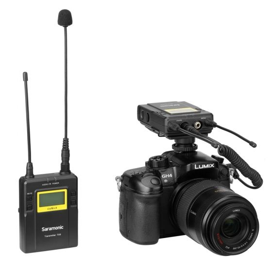 Saramonic UMIC-M2 compact goodsenneck microphone with locking 3.5mm connector for wireless transmitters camera audio recorders mixer & more