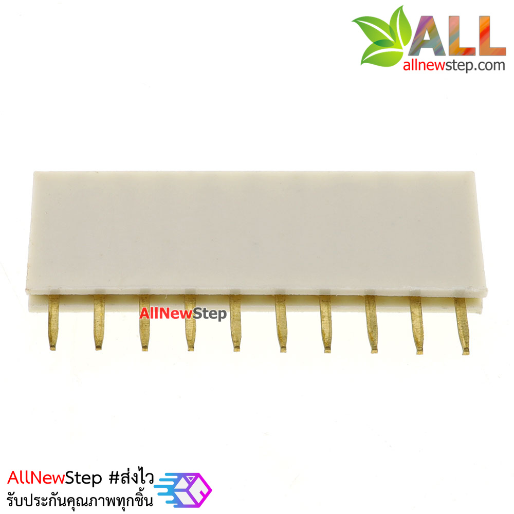 Pin header Female Header Single Row 2.54mm 10p Pin1x10 สีขาว
