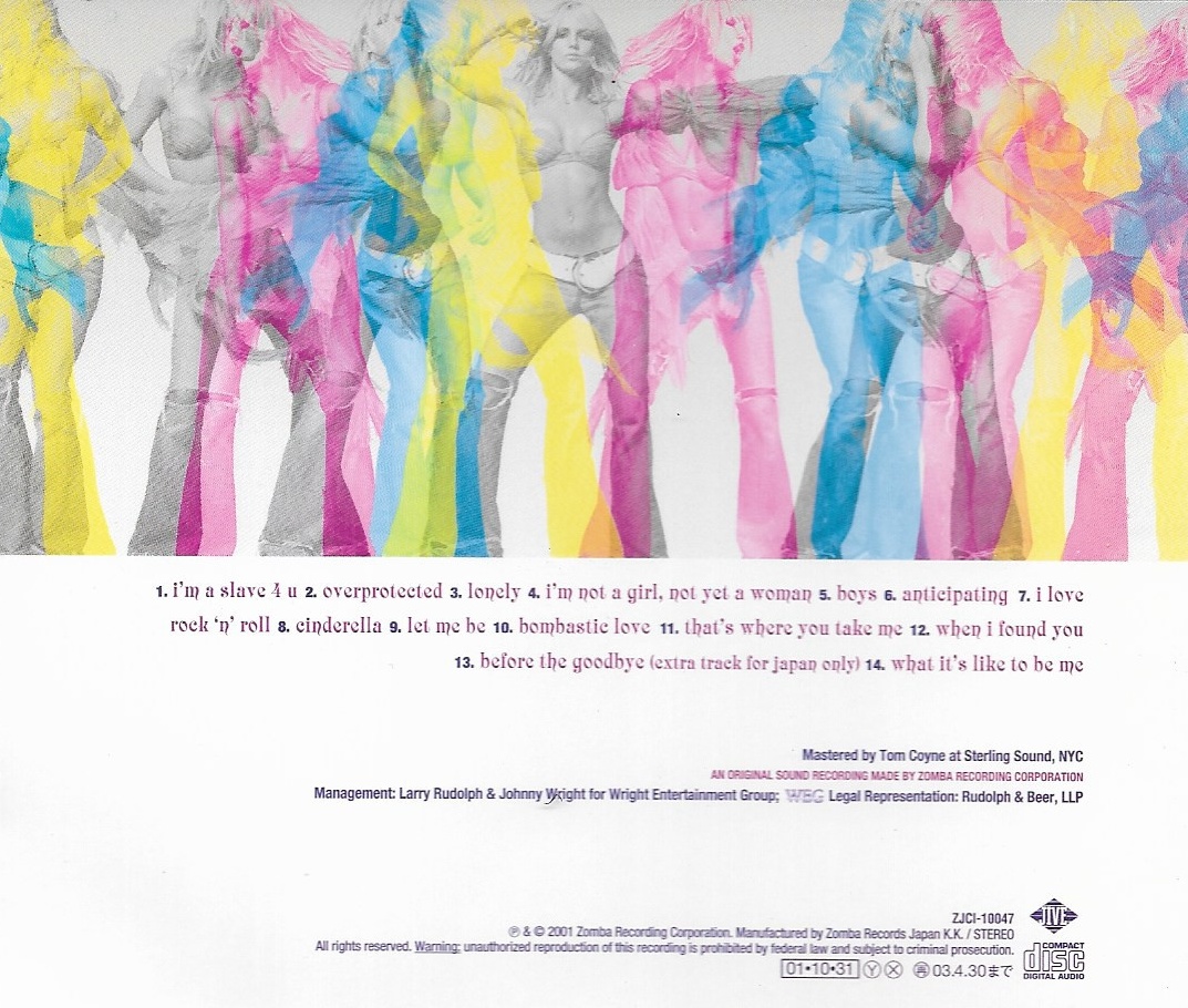 Used CD,Britney Spears - Britney (B)(2001)(Japan)