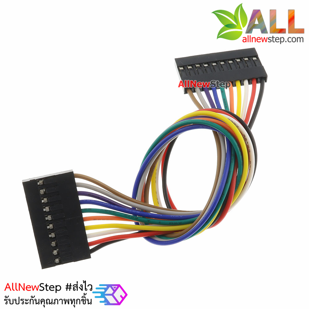 Jumper Wire 10P Female to Female สายไฟจัมเปอร์ เมีย-เมีย 10 เส้น ยาว 20cm