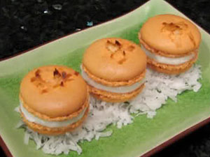 สูตรและวิธีทำมาการองไส้ Sweet Coconut Cream