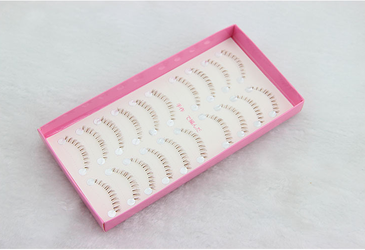 HX-20# ขนตาล่างเอ็นใส(ราคาส่ง) ขั้นต่ำ 15 เเพ็ค คละเเบบได้