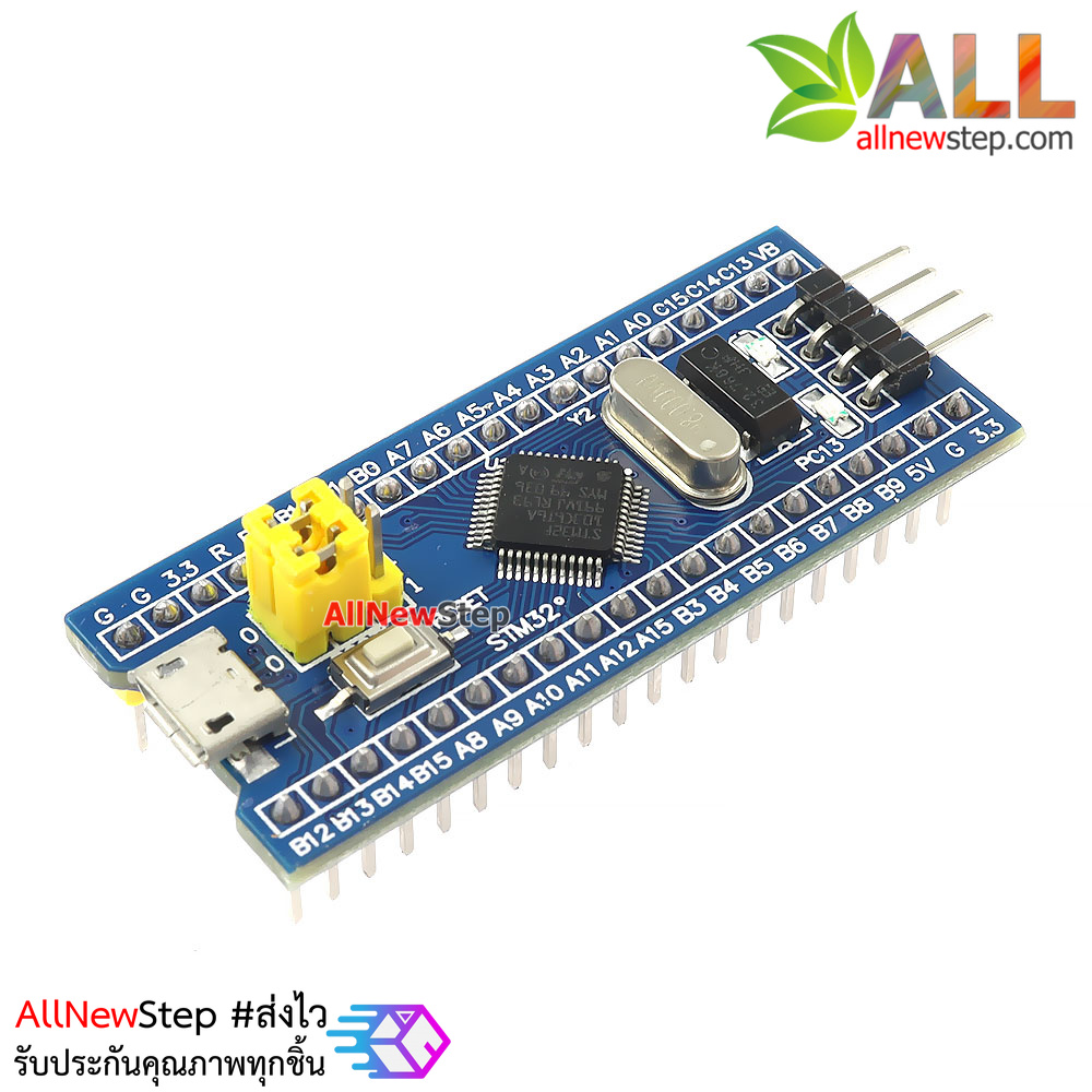 บอร์ด STM32F103C6T6 แบบบัดกรีแล้ว stm32f103c8t6 stm32 arm embedded microcontroller