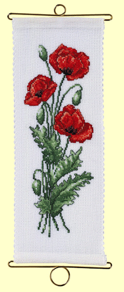 Pemin ชุดปัก Poppy (พร้อมที่แขวน)