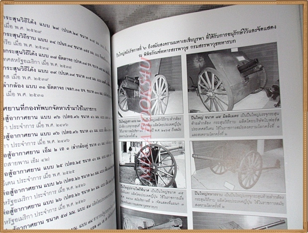 วิวัฒนาการแห่งศัสตราวุธในกองทัพบกไทย อนุสรณ์งานพระราชทานเพลิงศพ พลเอกเสริม ณ นคร