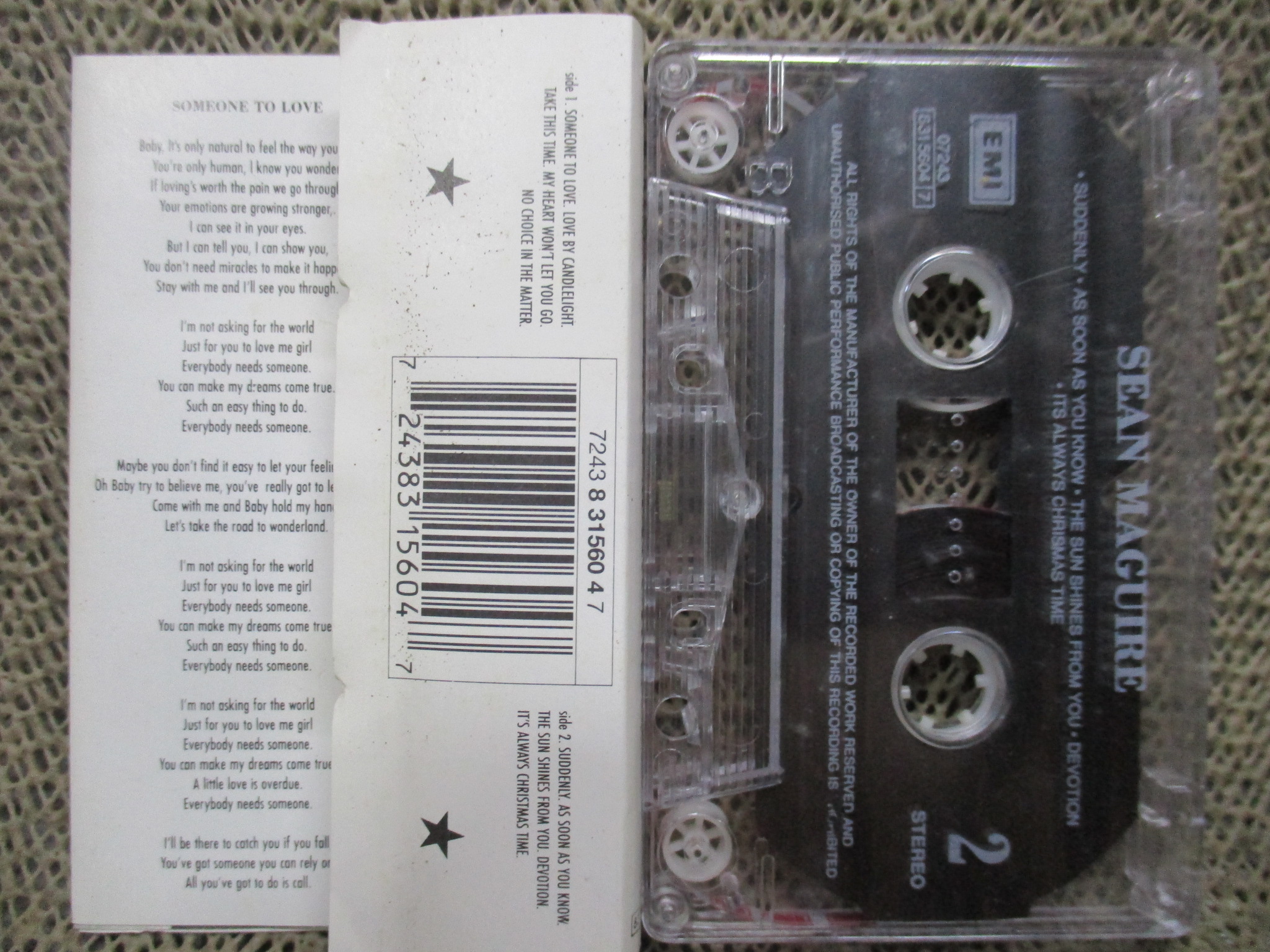 เทปเพลงสากล SEAN MAGUIRE