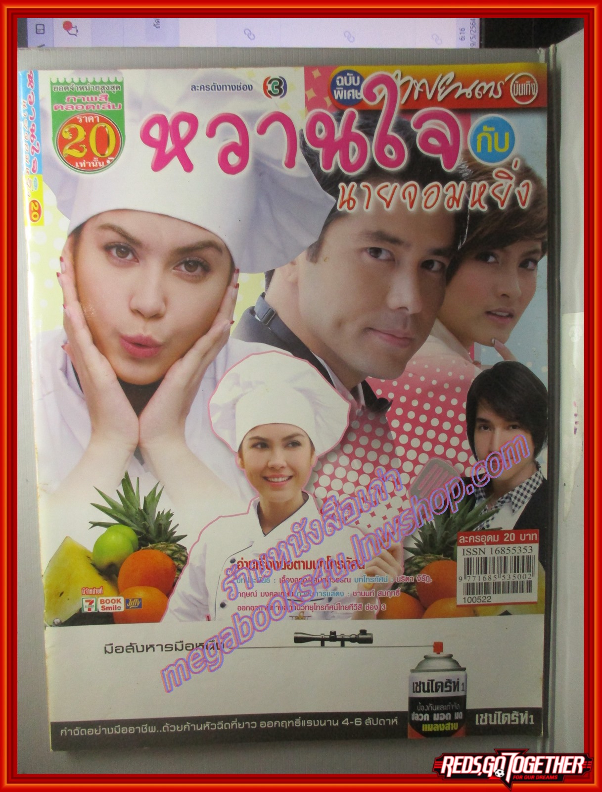 นิตยสารเรื่องย่อละครโทรทัศน์ หวานใจกับนายจอมหยิ่ง ปี2553 กฤษฎา พรเวโรจน์ ภีรนีย์ คงไทย