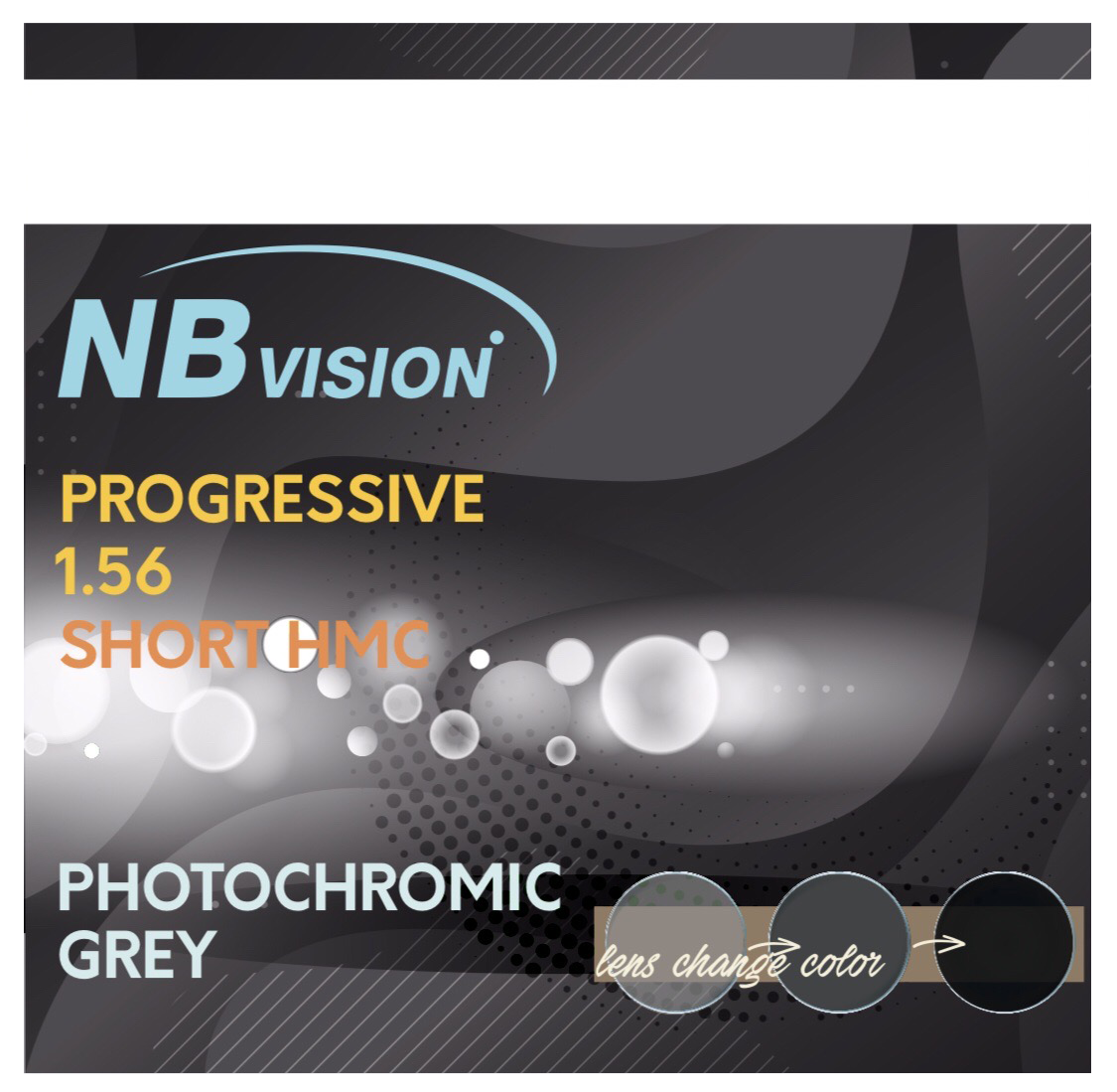 NBvision Lens 1.56 Progressive Short HMC