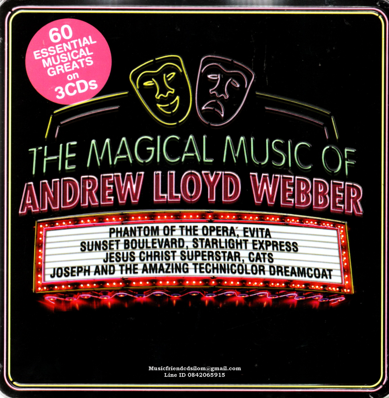 CD,The Magical Music of Andrew Lloyd Webber (3CD)(Various Artists)(2008)(UK)