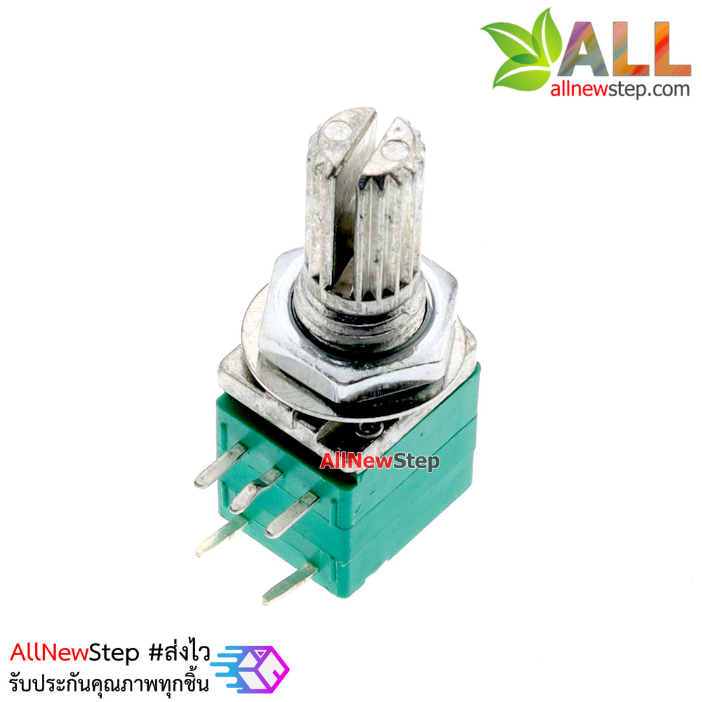 ตัวต้านทานปรับค่าได้ 20k พร้อมสวิตช์เปิด/ปิด potentiometer R 20 k รุ่น RK097N