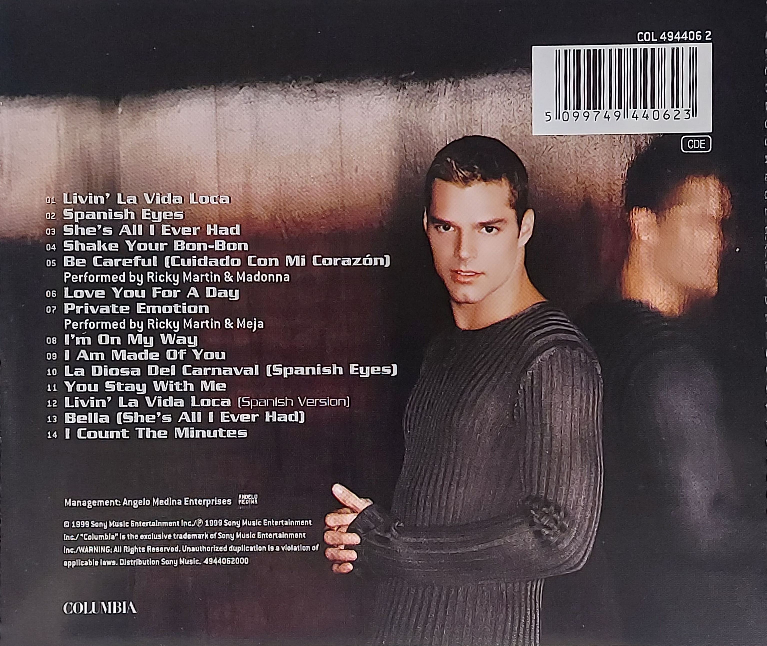 Used CD,Ricky Martin - Ricky Martin (B)(1999)(Austria)