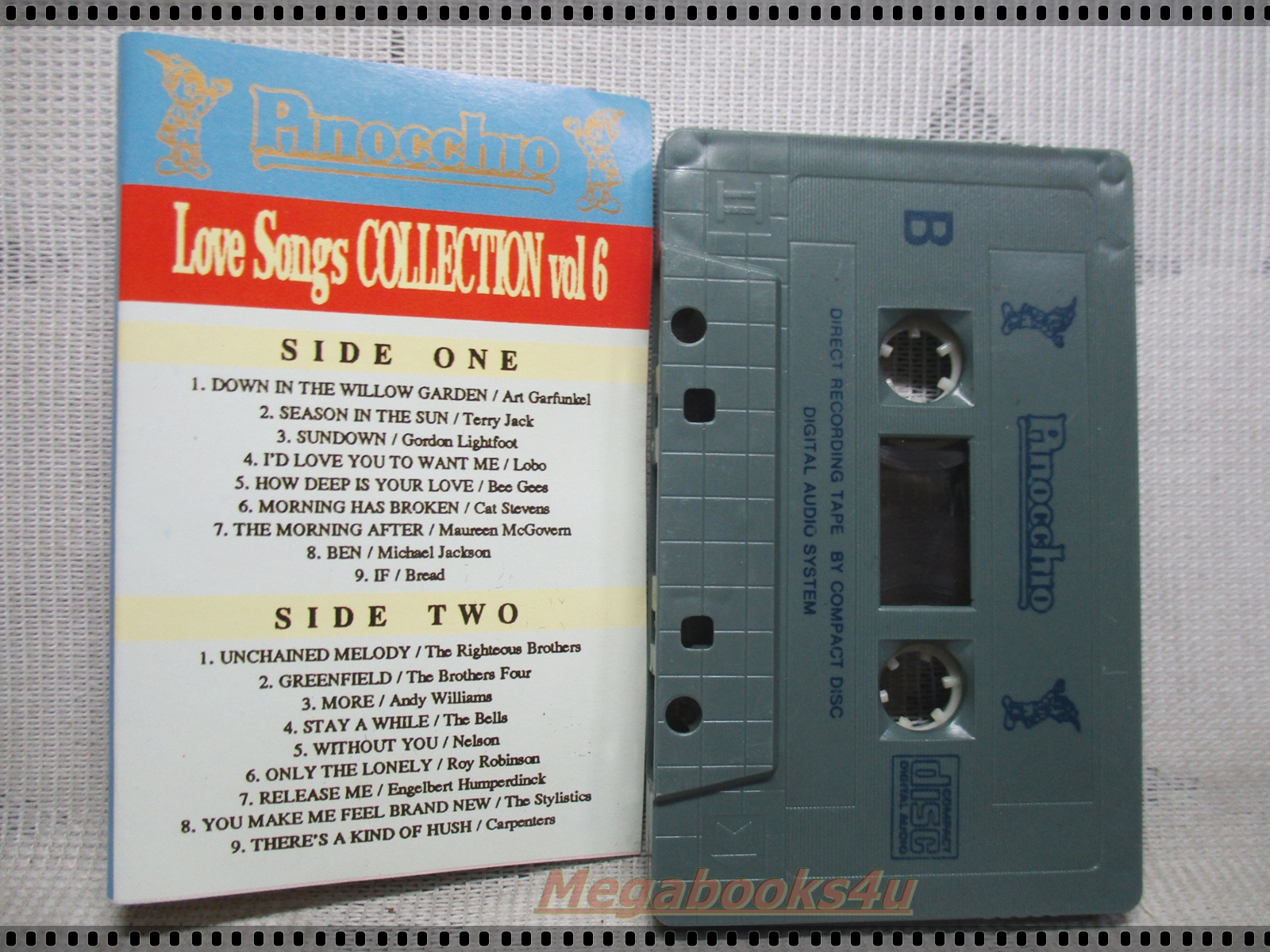 ขายเทปเพลงเก่า LOVE SONG COLLECTION VOL 6