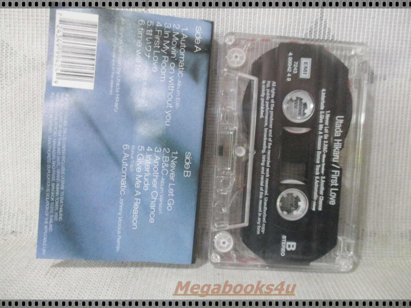 ขายเทปเพลงสากลเก่า UTADA HIKARU-FIRST LOVE