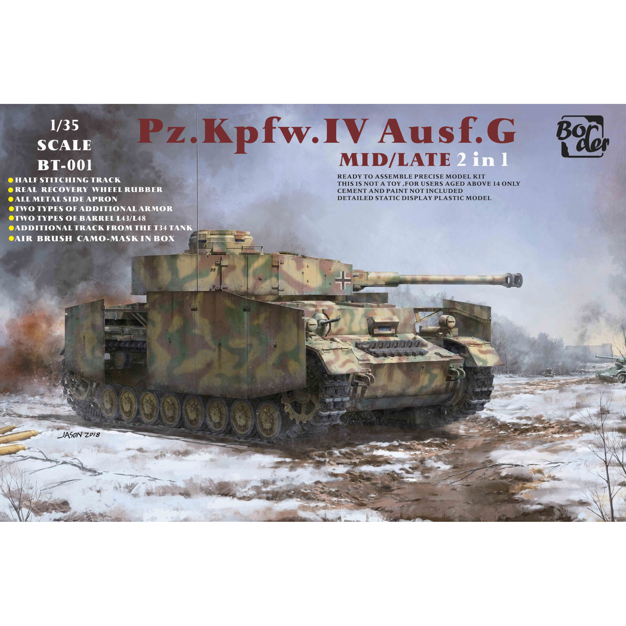 1/35 Pz.Kpfw.IV Ausf.G Mid/Late (2 IN 1)