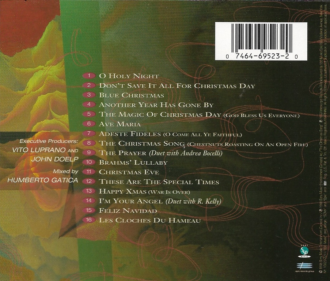 Used CD,Celine Dion - These Are Special Times (B)(1998)(Canada)