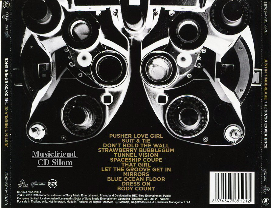 Justin Timberlake - The 2020 Experience (2013) - Extra tracks