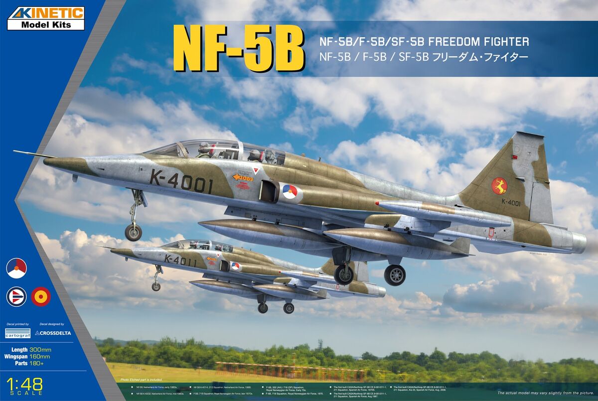 1/48 NF-5B/F-5B/SF-5B Freedom Fighter II Europe Edition