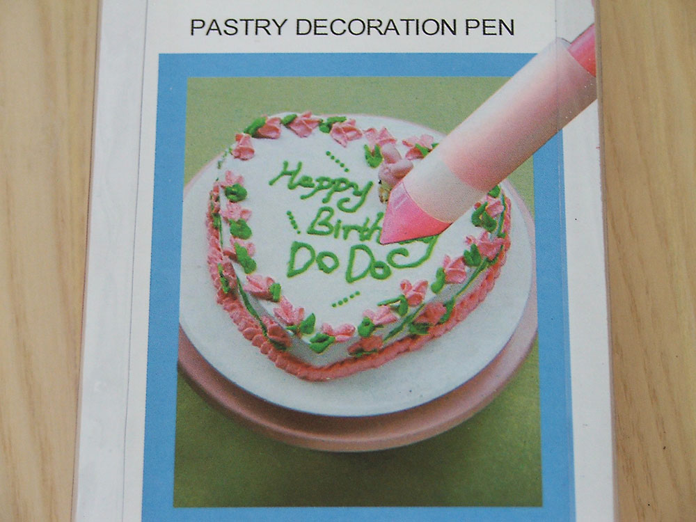 ปากกาซิลิโคนแต่งหน้าเค้ก ขนมปัง ข้าวกล่อง