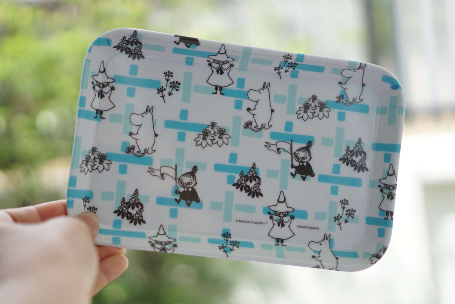 MOOMIN x NANO UNIVERSE ชุดจาน 2 ชิ้น+กระเป๋า (ไม่มีจี้นะคะ)
