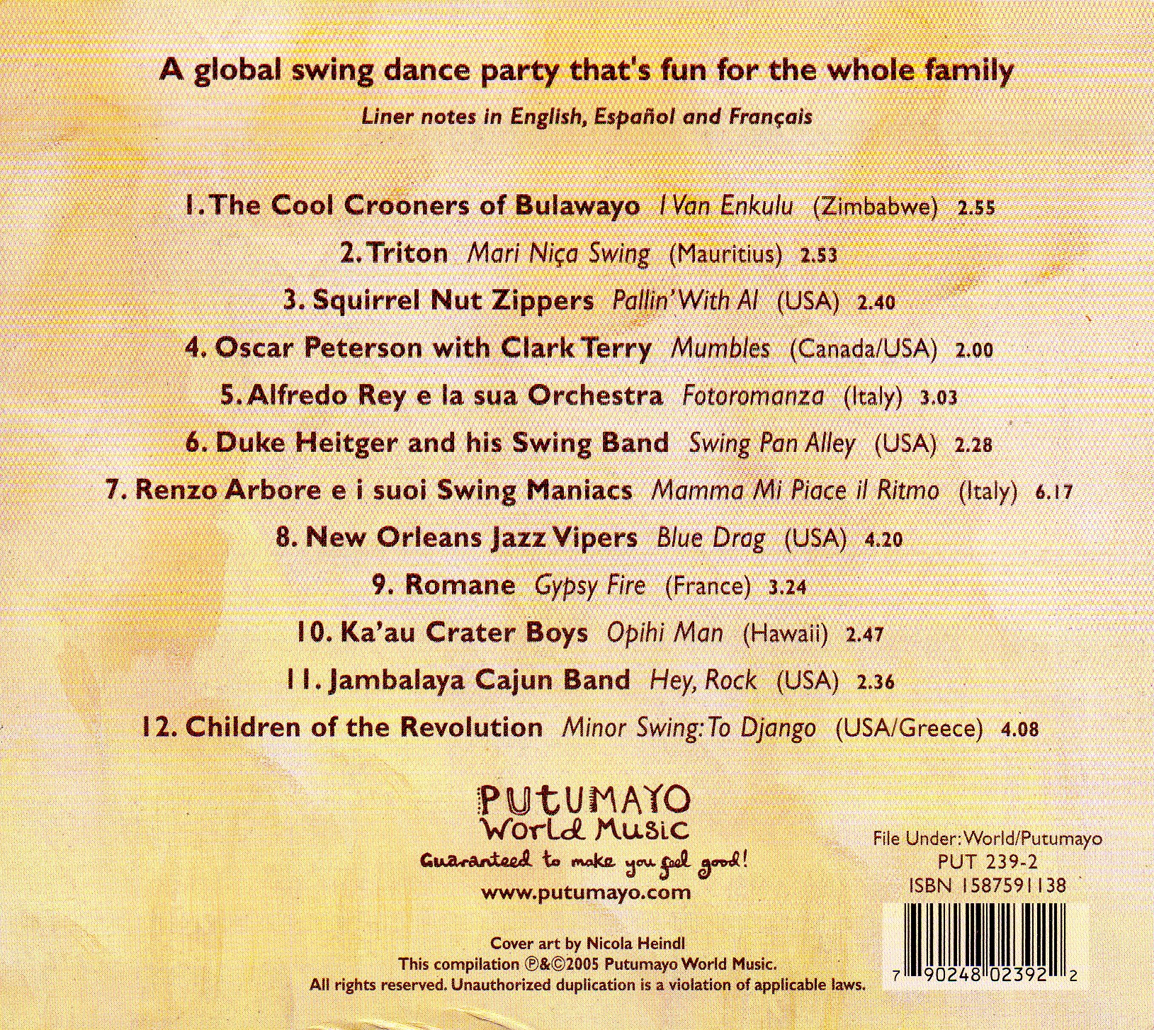 CD,Putumayo Presents - Swing Around The World (Various Artists)(2005)