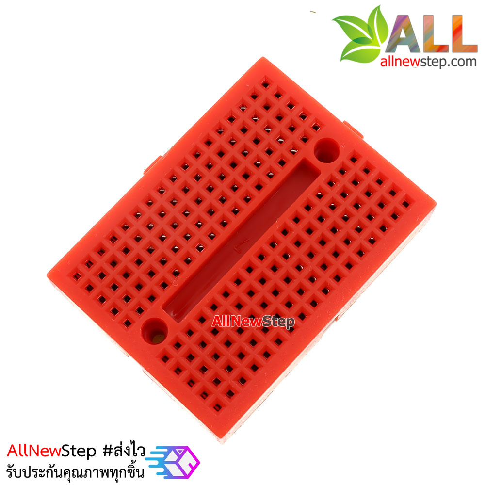 Breadboard 170 holes สีแดง