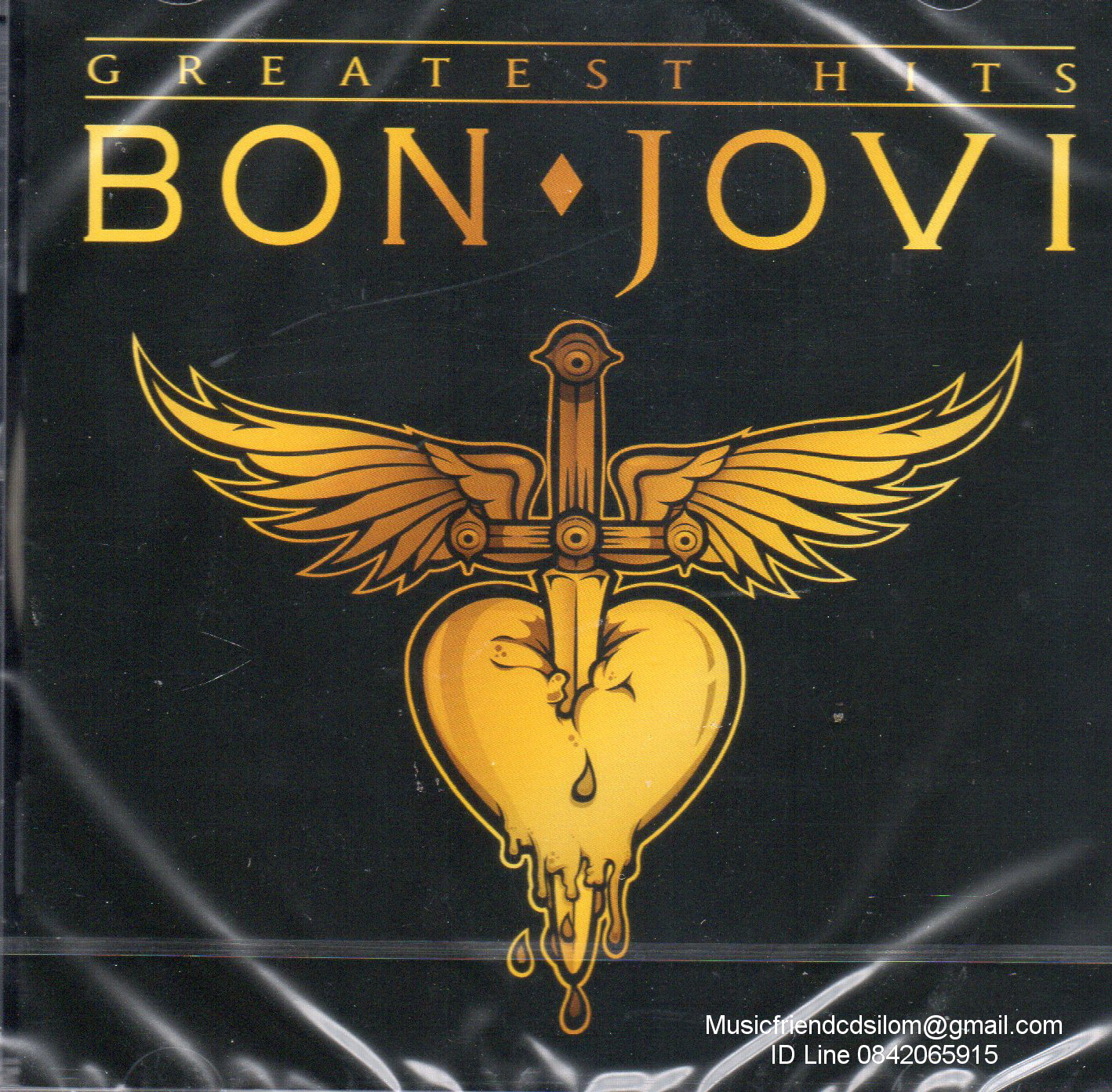 CD,Bon Jovi - Greatest Hits(Rock)(EU)(สากล)(Oldies 70 80)