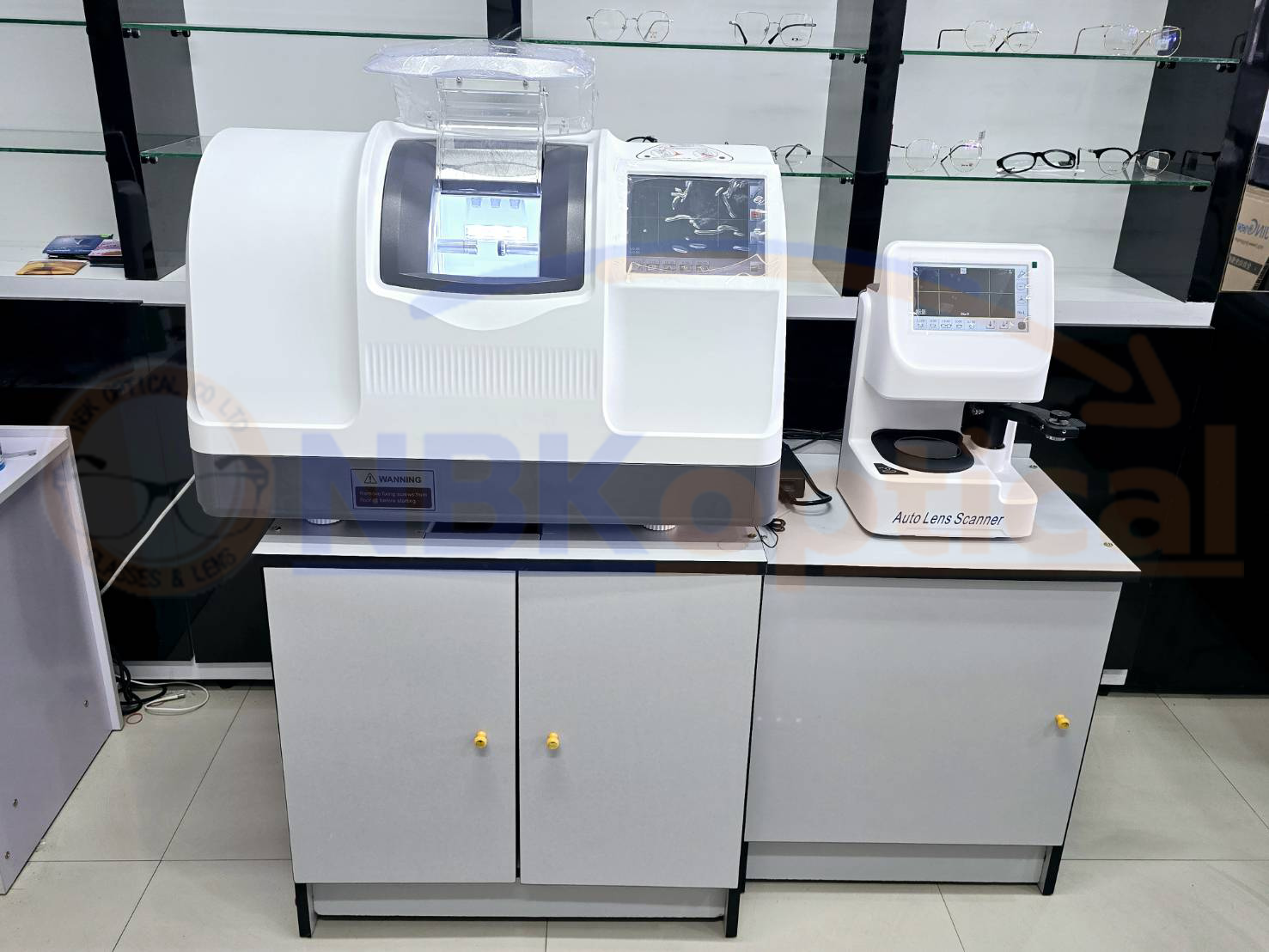 SJG-1000AK Full automatic Edger machine เครื่องเจียรเลนส์ออโต้ไม่เจาะบล็อก