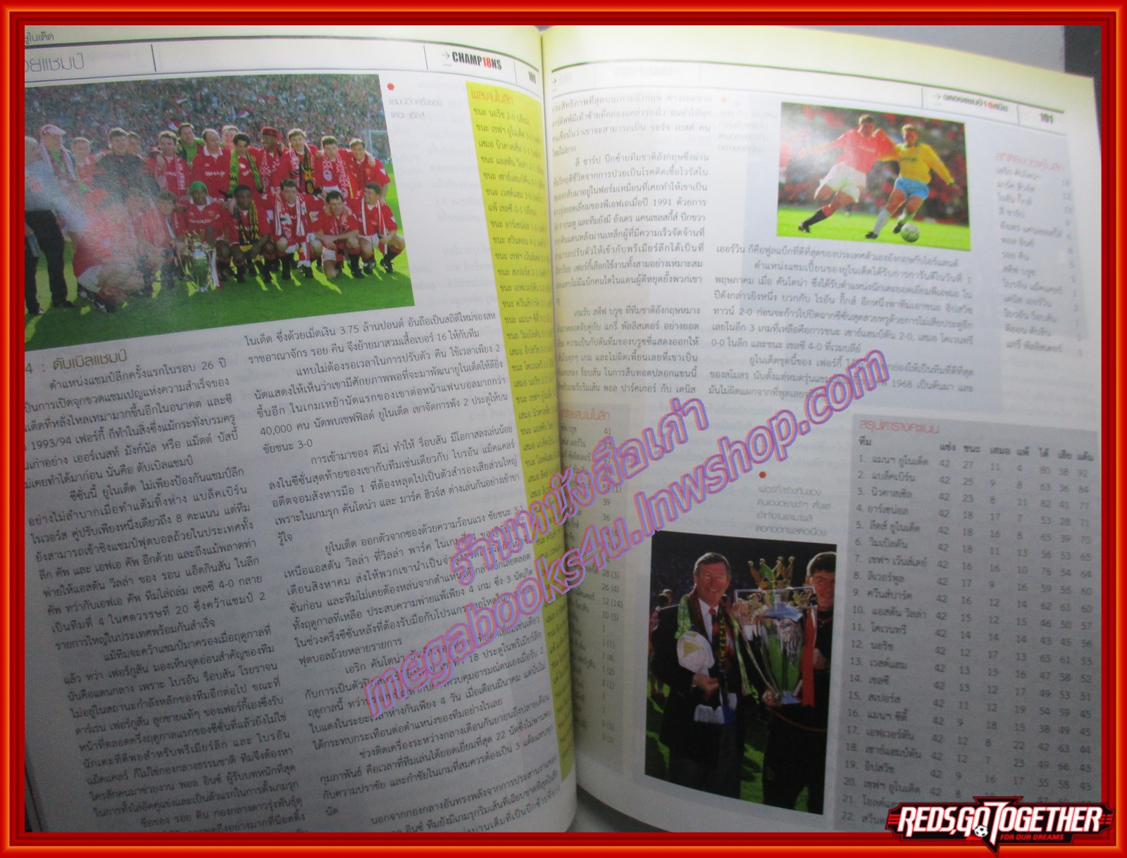 นิตยสาร แมนฯยูไนเต็ด ฉลองแชมป์ 18 สมัย