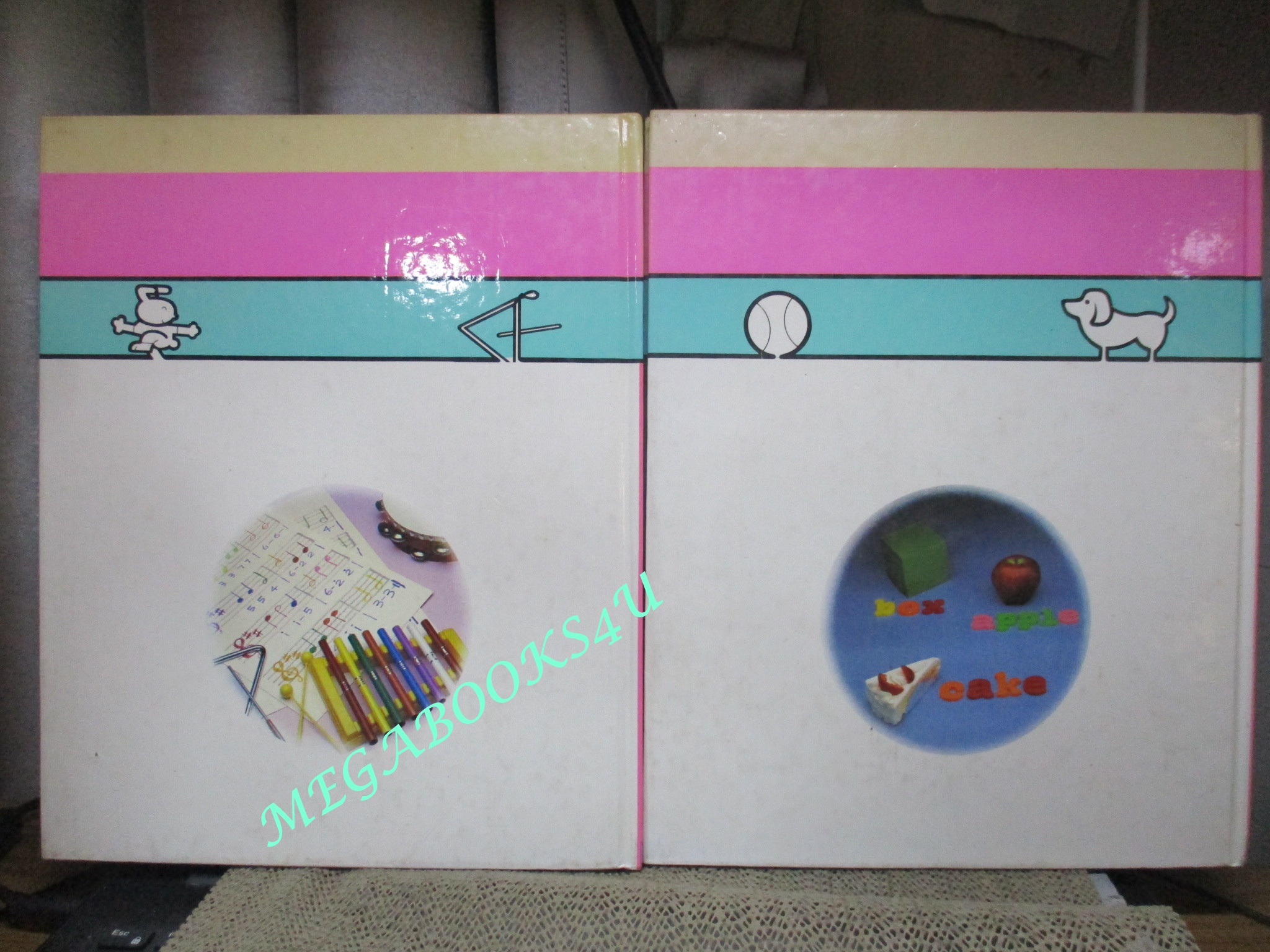 หนังสือ ชุดเรียนรู้ภาษาอังกฤษเบื้องต้นสำหรับเด็ก 2 ภาษา ครบชุด เล่ม01-10 สภาพดี