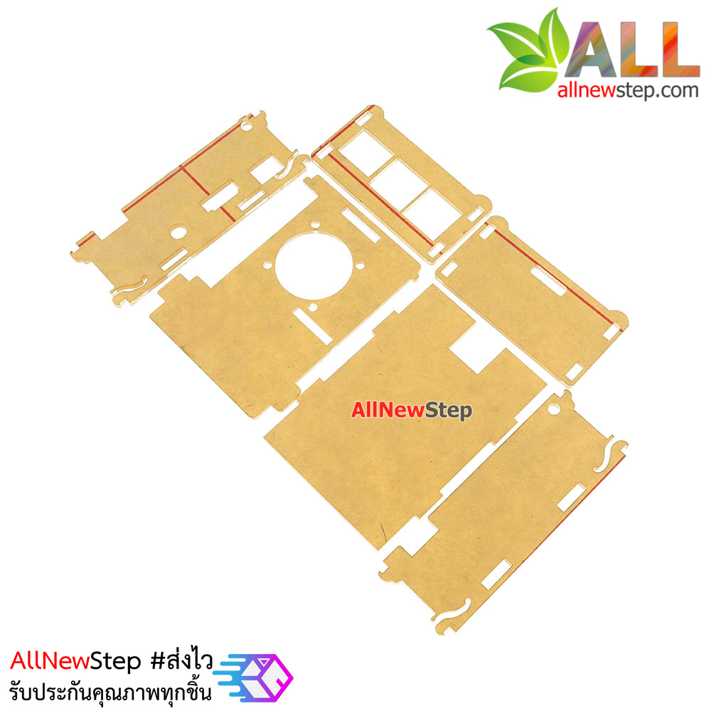 Raspberry Pi 2/3 Model B Acrylic assembly with fan เคส Raspberry Pi pi3 case + พัดลม