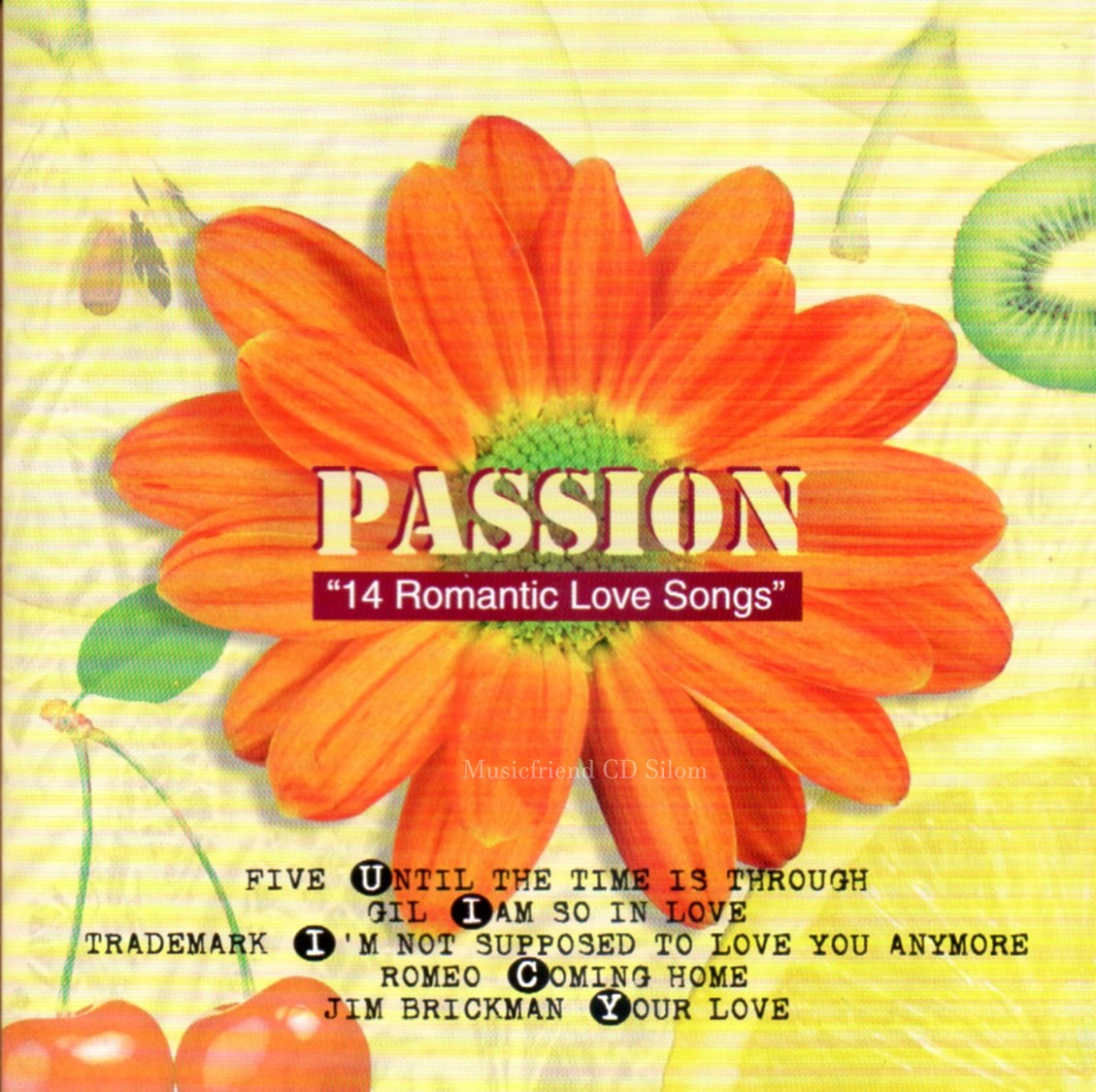CD,Passion 14 Romantic Love Songs (Various Artists)(1999)(Thai)
