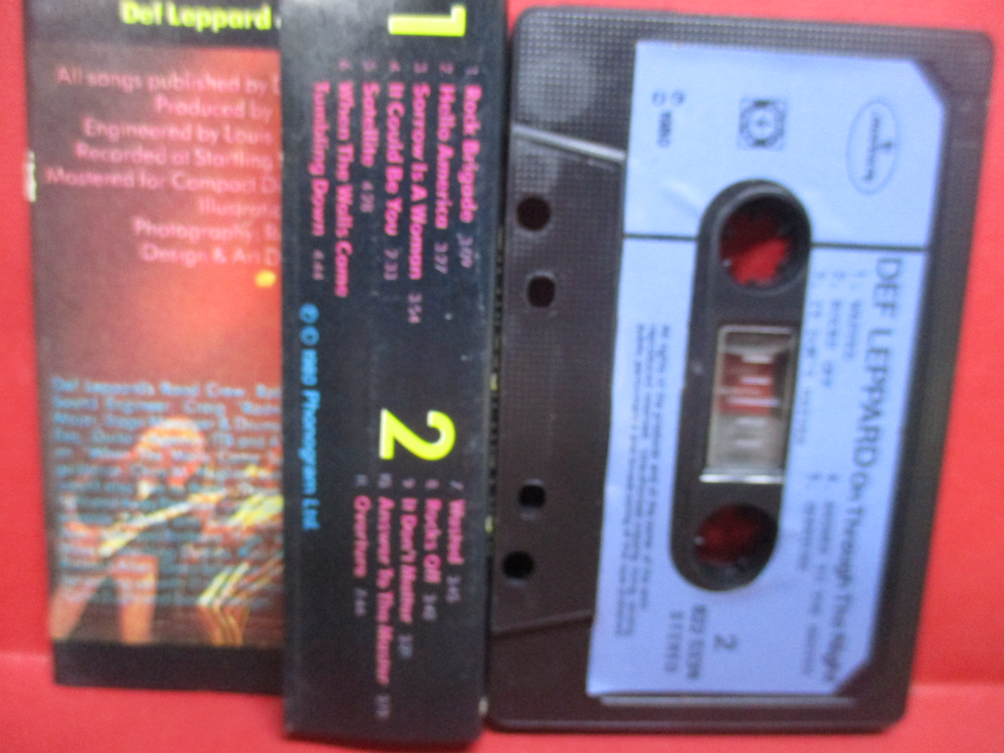 เทปเพลงสากล Def Leppard - On Through The Night