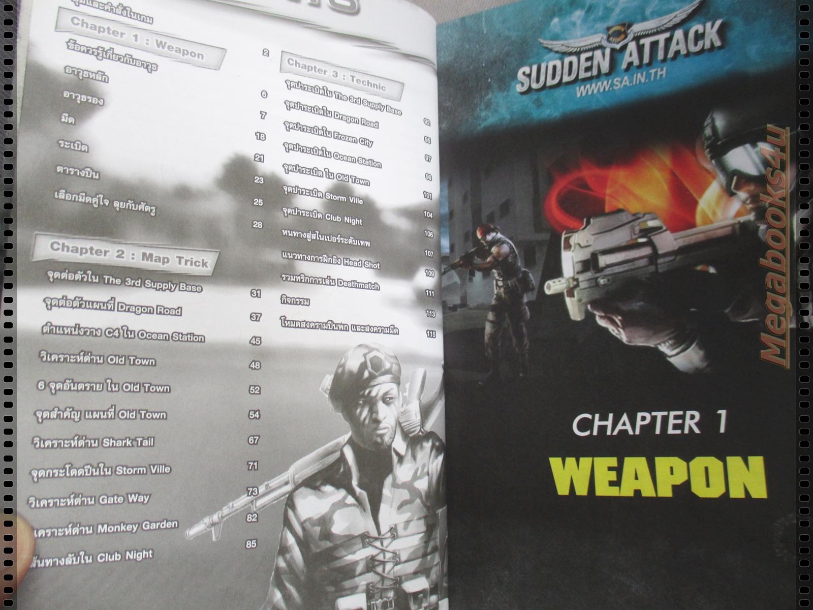 คู่มือเฉลยเกมส์ SUDDEN ATTACK