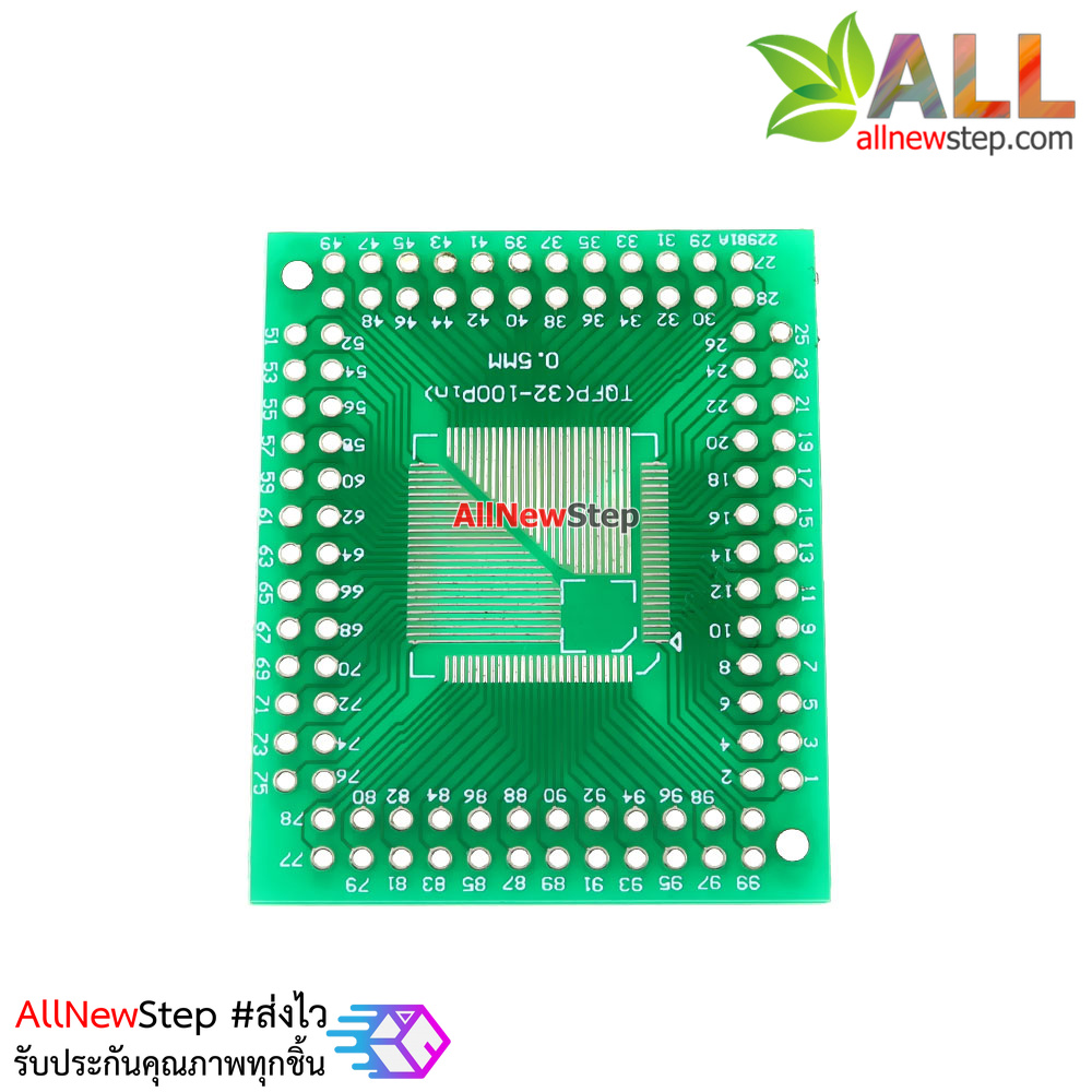 PCB FQFP TQFP 32 44 64 80 100 LQFP patch lead 0.5 / 0.8mm adapter board