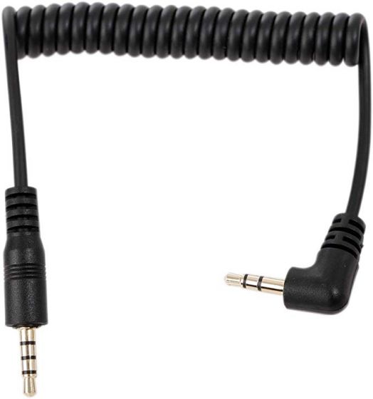 Saramonic SR-PMC2 1/8” (3.5 mm) TRS Male to 1/8” (3.5 mm) TRRS Male for UwMic9, UwMic10 & UwMic15 Wireless Systems to Apple iPhones & iPads or Android Smartphones & Tablets