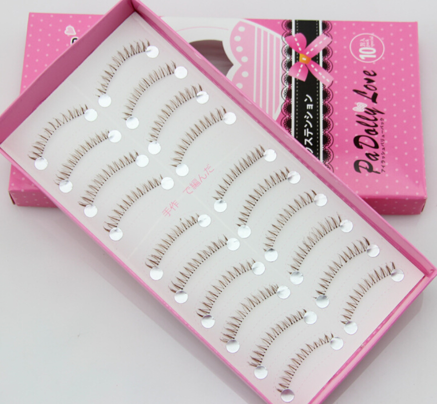 HX-27# ขนตาล่างเอ็นใส(ราคาส่ง) ขั้นต่ำ 15 เเพ็ค คละเเบบได้