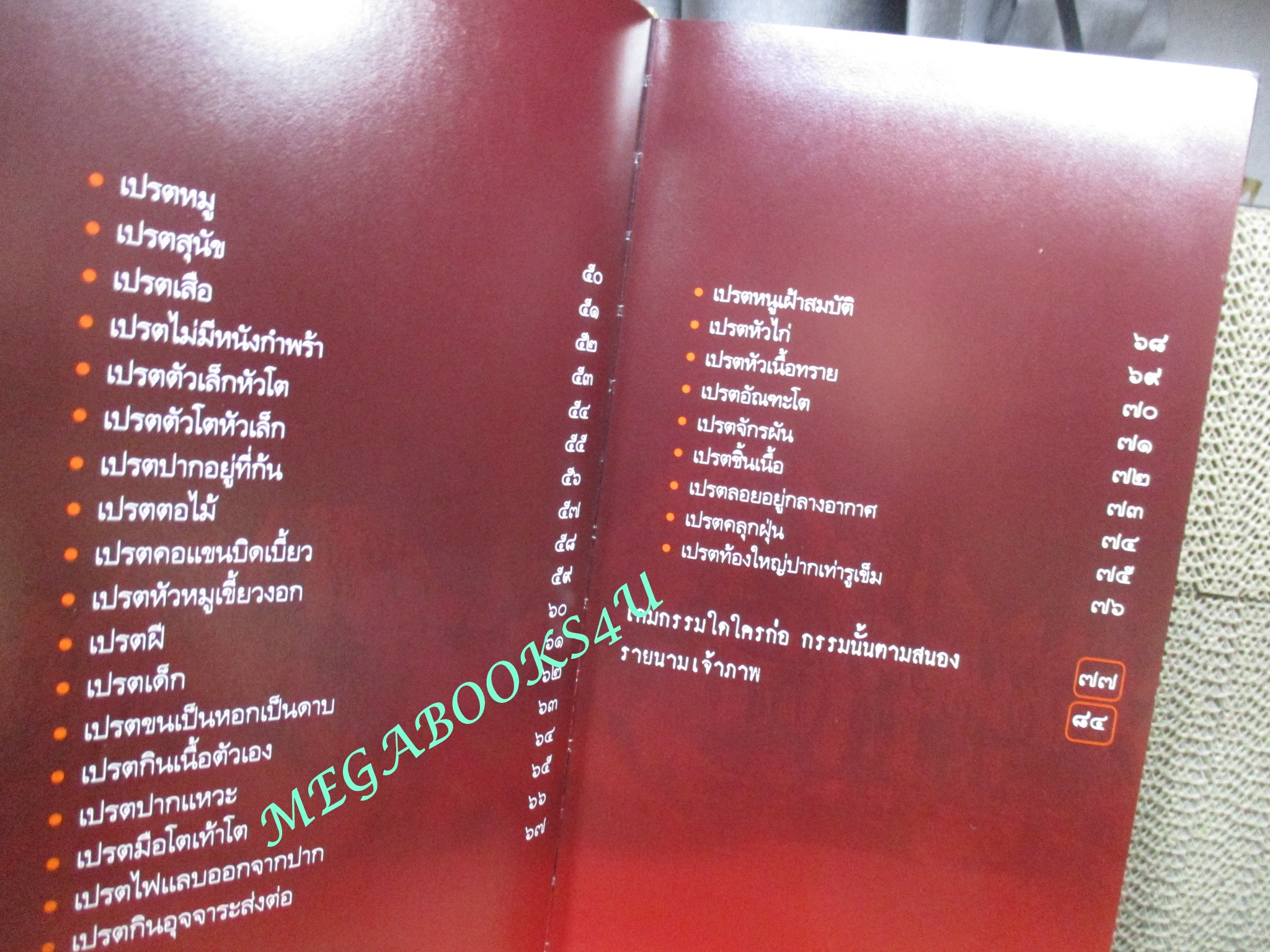 หนังสือ เปรต ผู้ทนทรมานจากผลของบาป
