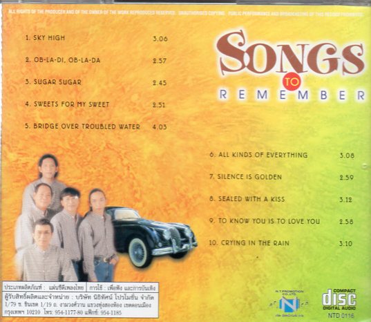 CD,พิงค์แพนเตอร์ - Songs to remember 2