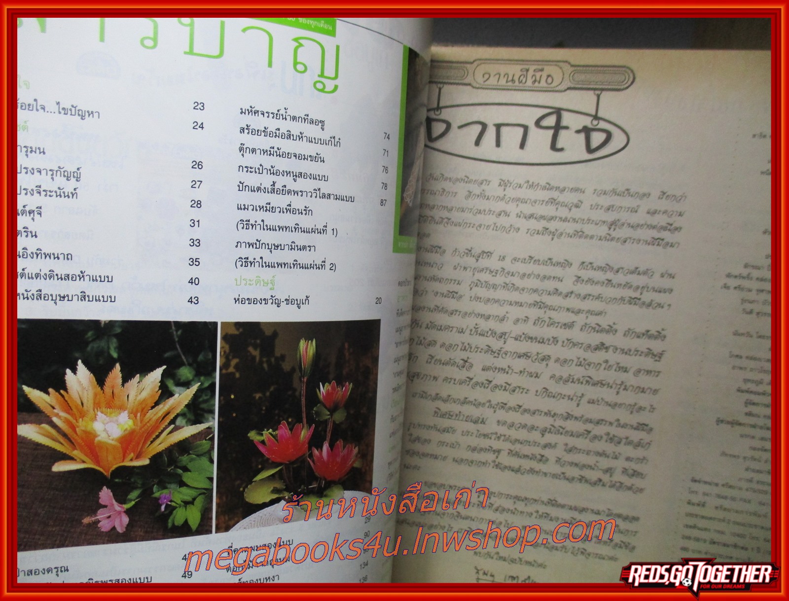 นิตยสารงานฝีมือ ฉบับที่205 ปี2544 ปก ยุ้ย จีรนันท์