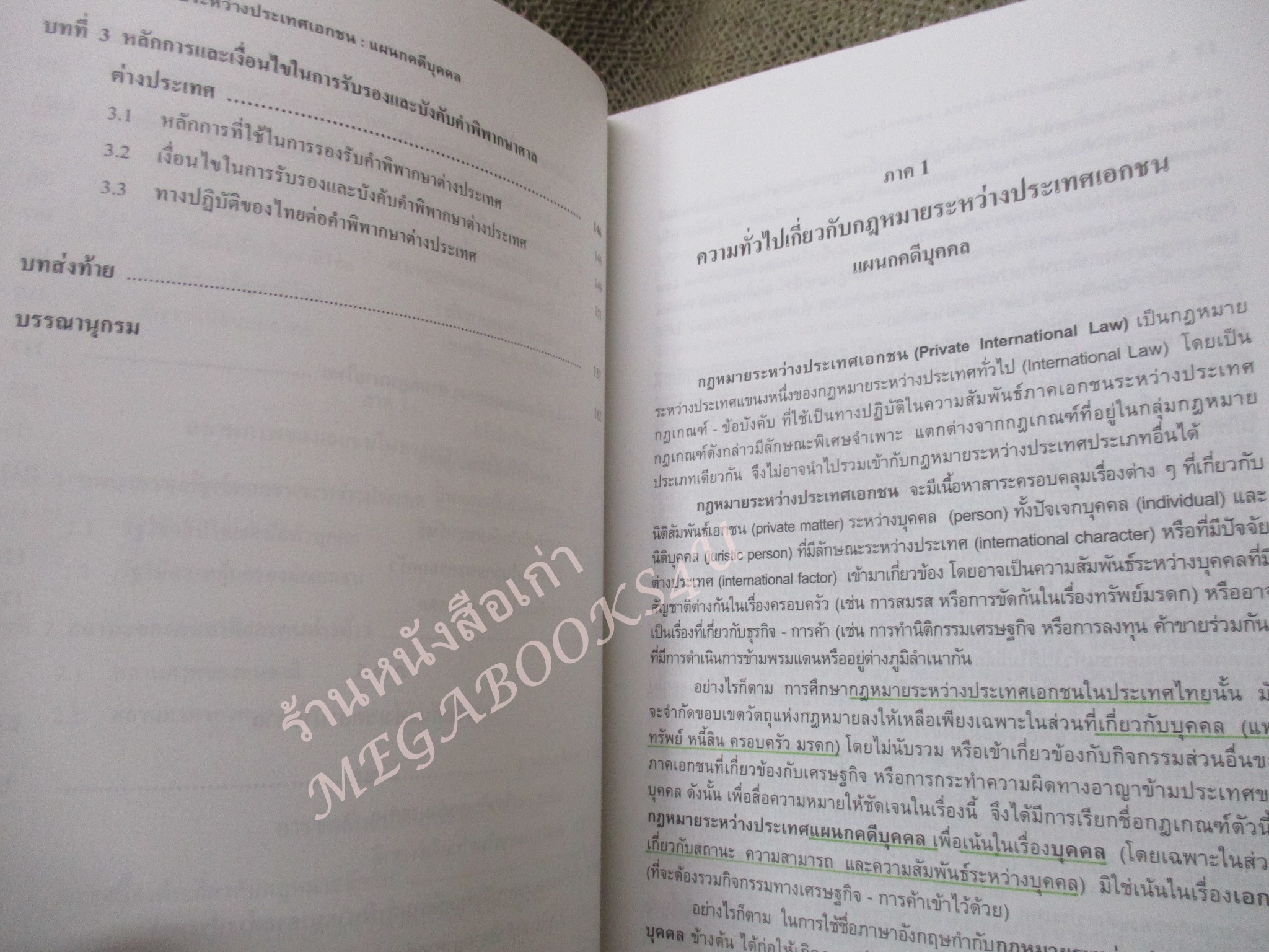 กฎหมายระหว่างประเทศเอกชน แผนกคดีบุคคล / ดร.สญชัย นินาท / ไม่มีรอยขีดเขียน