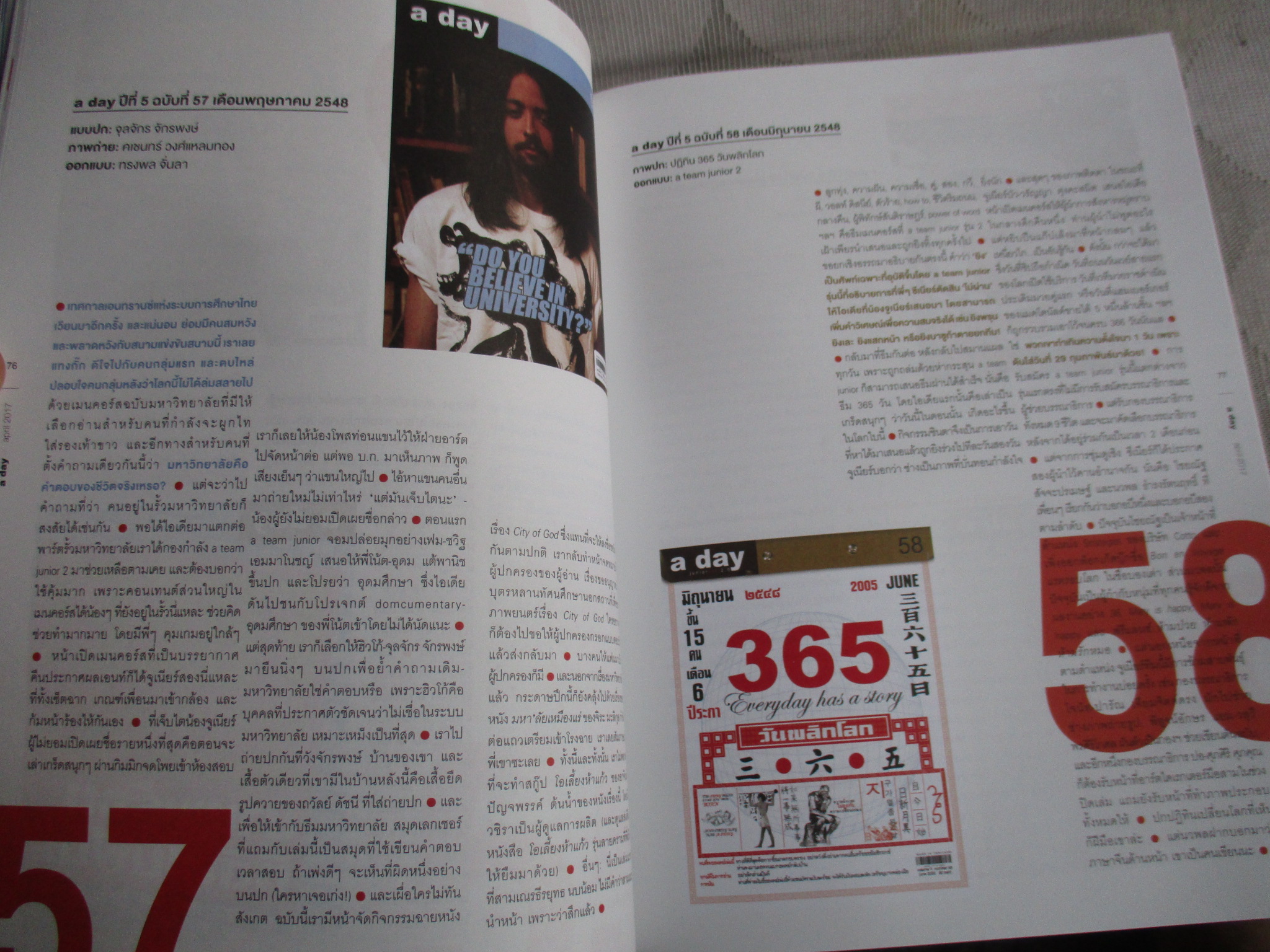 นิตยสารA DAY ฉบับที่200 MAY2017 ปก A DAY 200