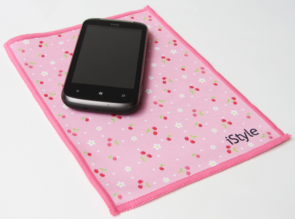 ผ้าเช็ดทำความสะอาดมือถือ แท็บเล็ต- Cherry Pink