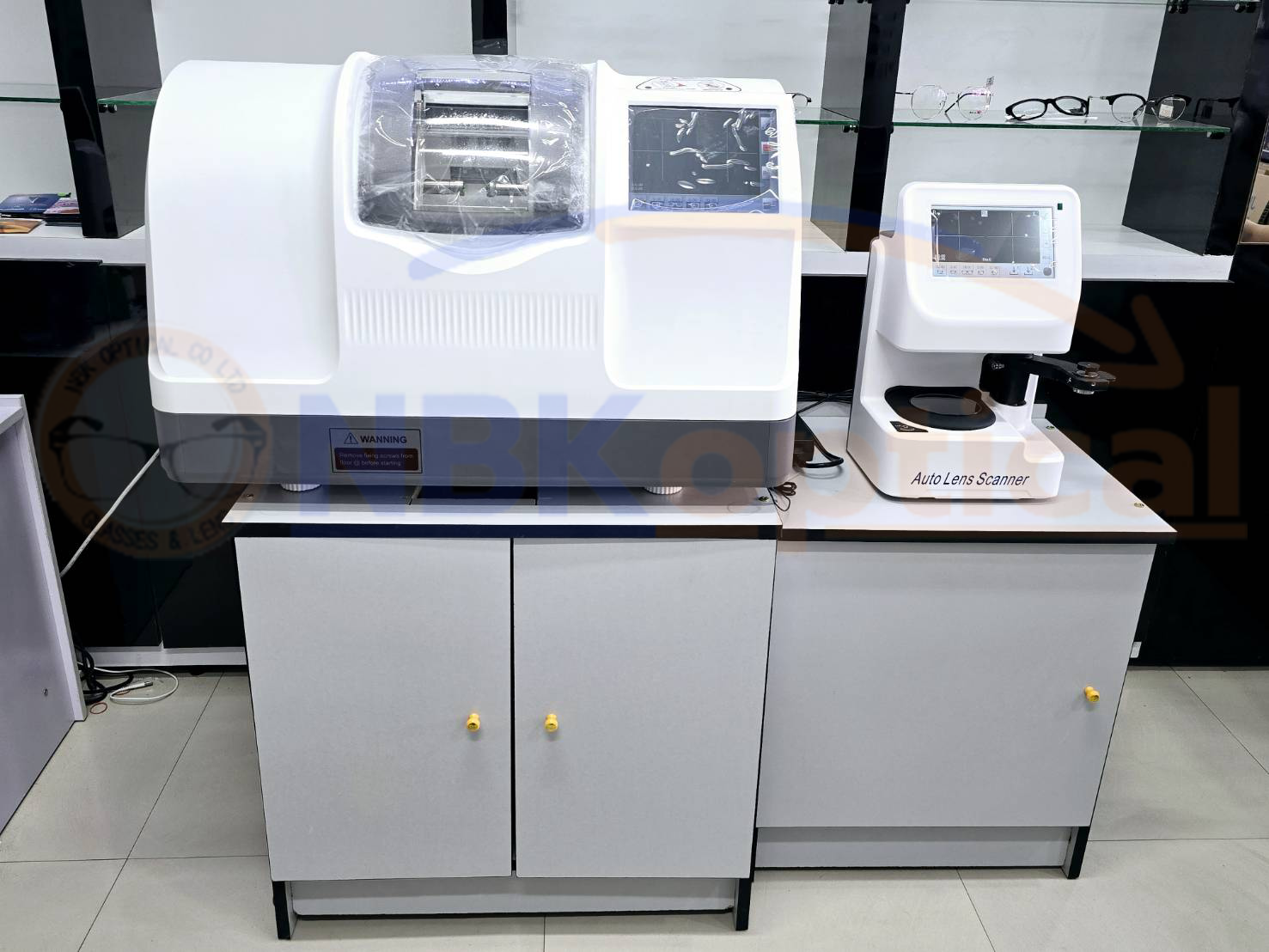SJG-1000AK Full automatic Edger machine เครื่องเจียรเลนส์ออโต้ไม่เจาะบล็อก