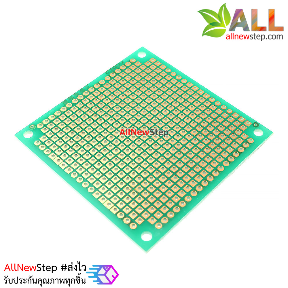 แผ่นปริ้น PCB สีเขียว ขนาด 6x6cm 1 ด้าน